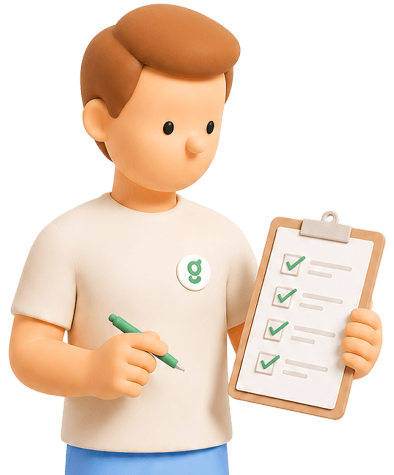 Man reviewing an event coverage checklist