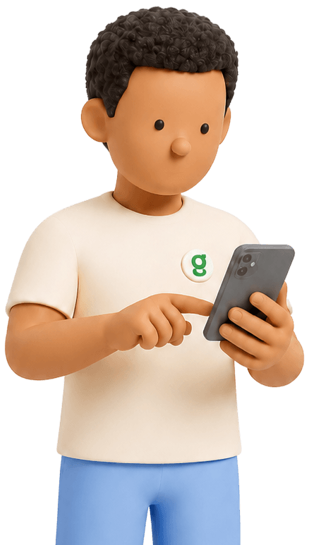 Man checking his phone for event insurance updates
